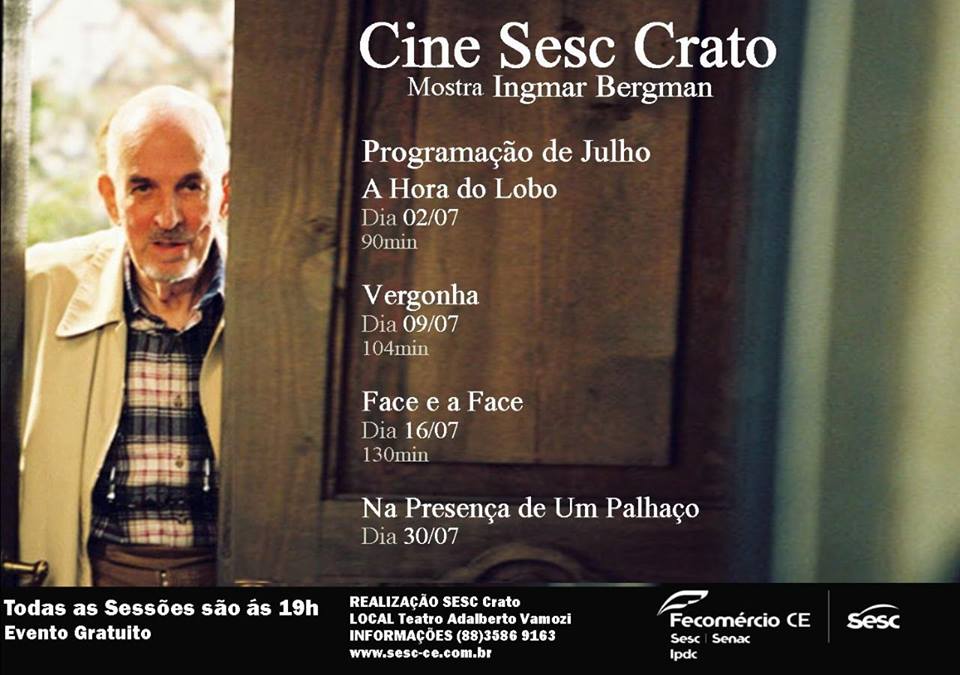 Sesc Crato realiza mostra de cinema Ingmar Bergman